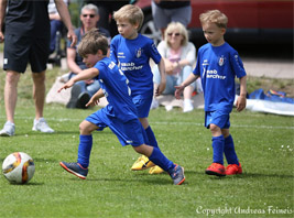 Unsere Bambinis nahmen beim Benefizturnier der LSG Lieskau teil (Foto: C.Feineis)