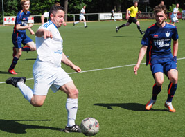 Erfahrung trifft auf Youngster: Andreas Kretzschmar im Duell für Dölau gegen Turbines Ivan Puls