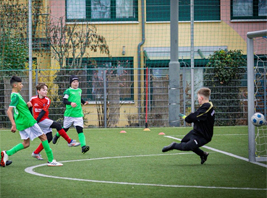 Später Treffer für unsere D2-Jugend gegen Buna
